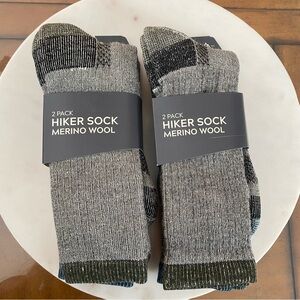 NEW Alpine Design Men's Hiker Sock Merino Wool- Large (9-12)